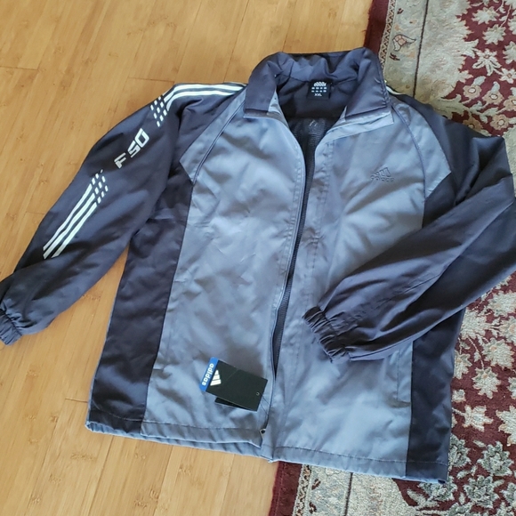 adidas Other - NEW Adidas F50 Jacket  Grey XXL windbreaker